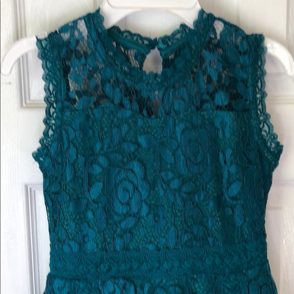 Hunter green youth dress - Picture 2 of 4